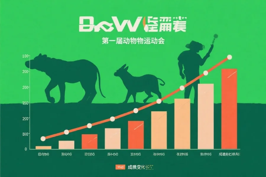 动物运动会数据趋势图